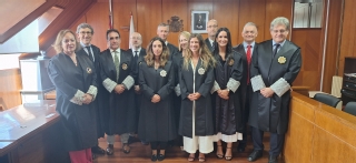 La Sala de Gobierno y los vocales del CGPJ para Cantabria presiden la jura de dos juezas en prácticas que ejercerán en los tribunales de instancia de Torrelavega y Laredo